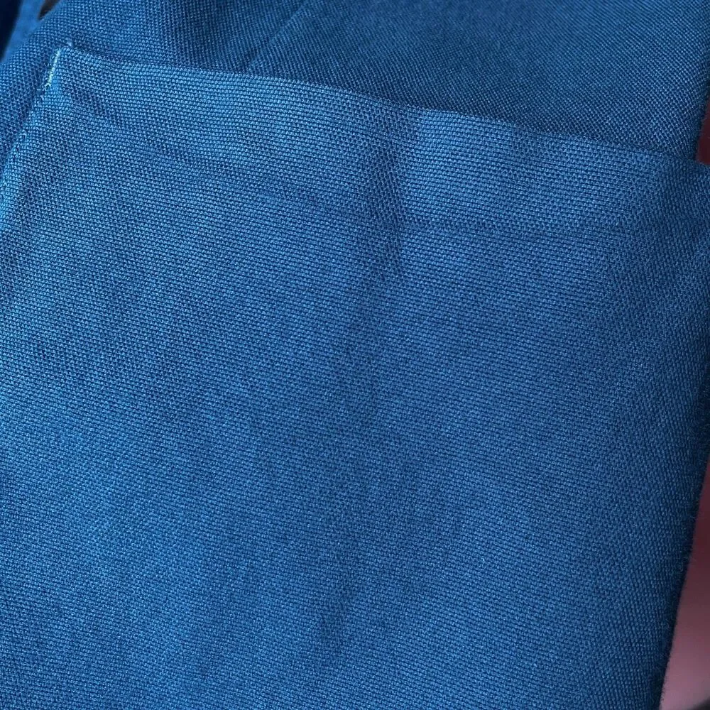 Bonobos Stretch Cotton Chore Blazer Athletic Fit 40R Blue Garment Dye Unlined